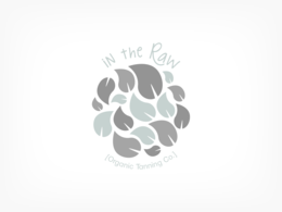 In The Raw, Organic Tanning Co. monotone logo