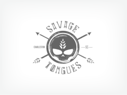 Savage Tongues monotone logo