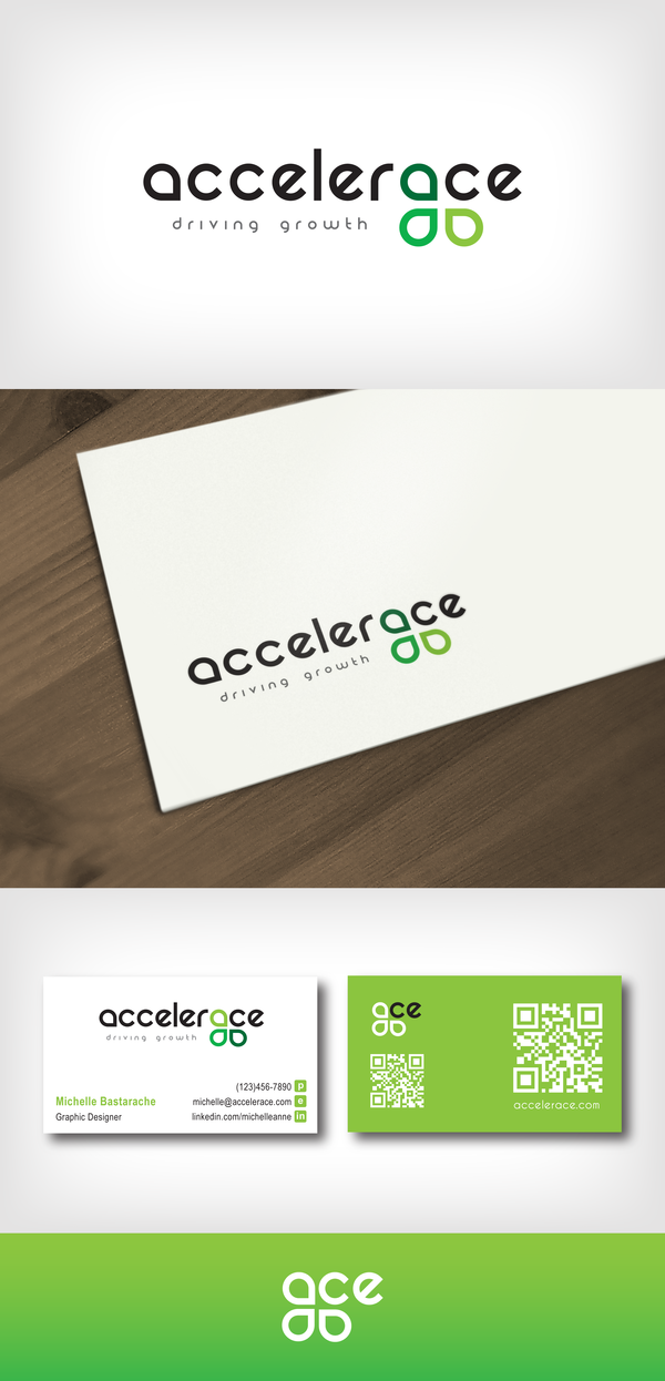 Accelerace logo / design layout