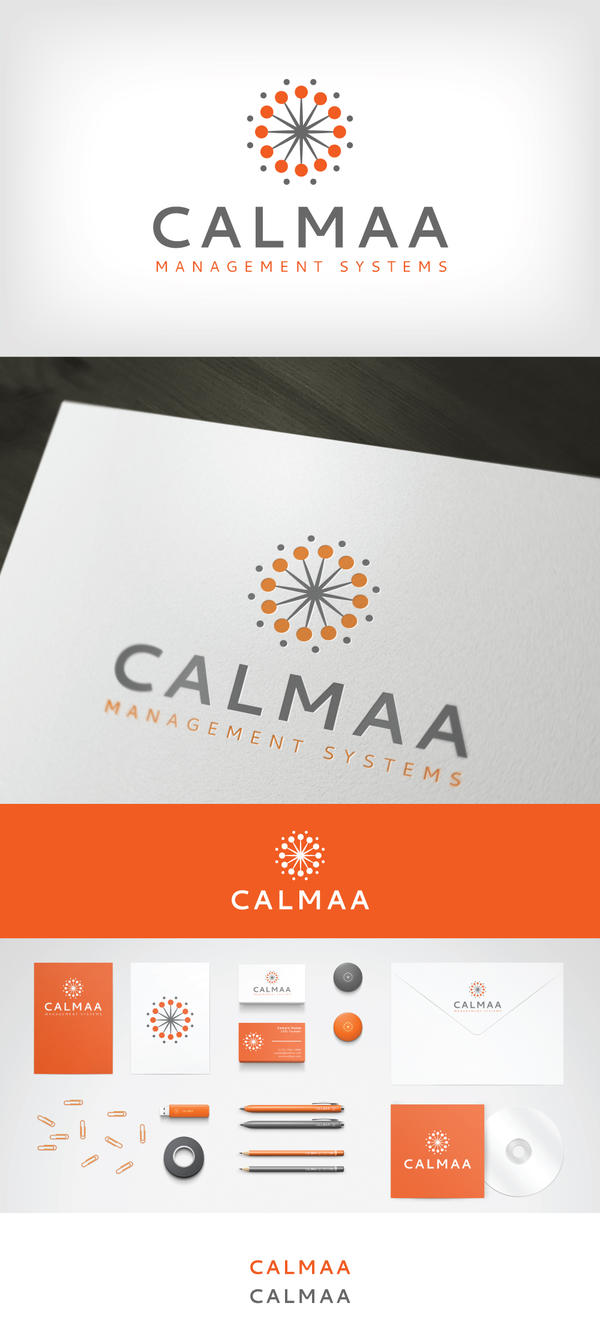 CALMAA logo / design layout