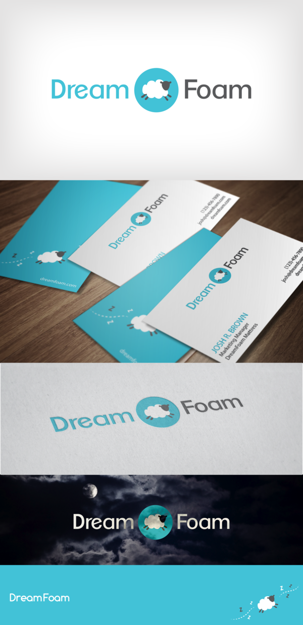 Dream Foam logo / design layout