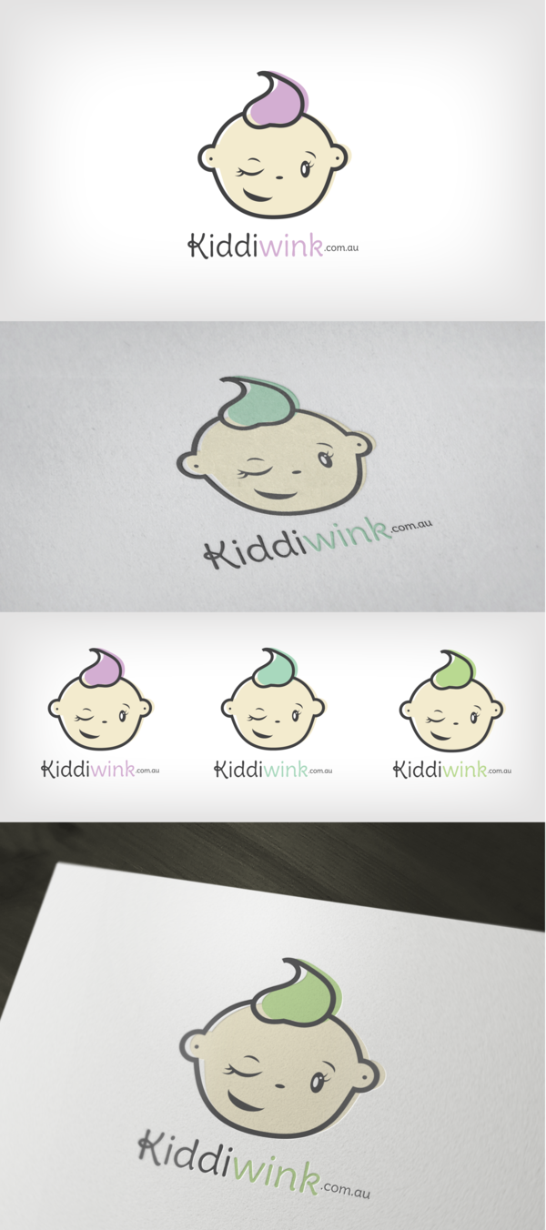 KiddiWink logo / design layout