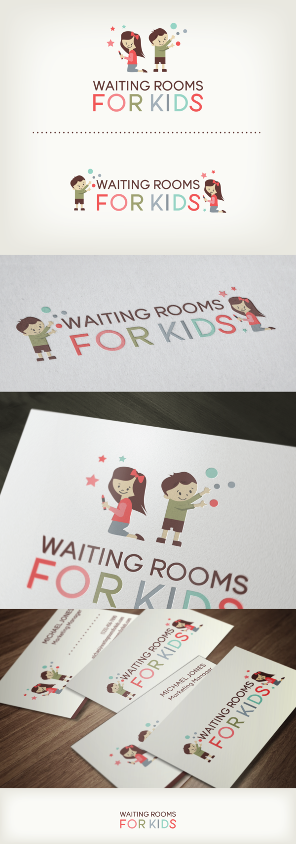 Waiting Rooms For Kids logo / design layout